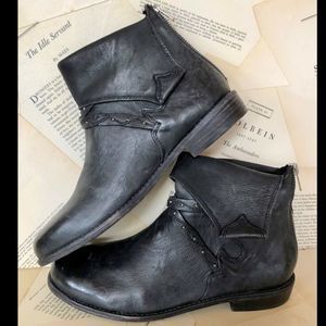 Free People Black Ankle Boots